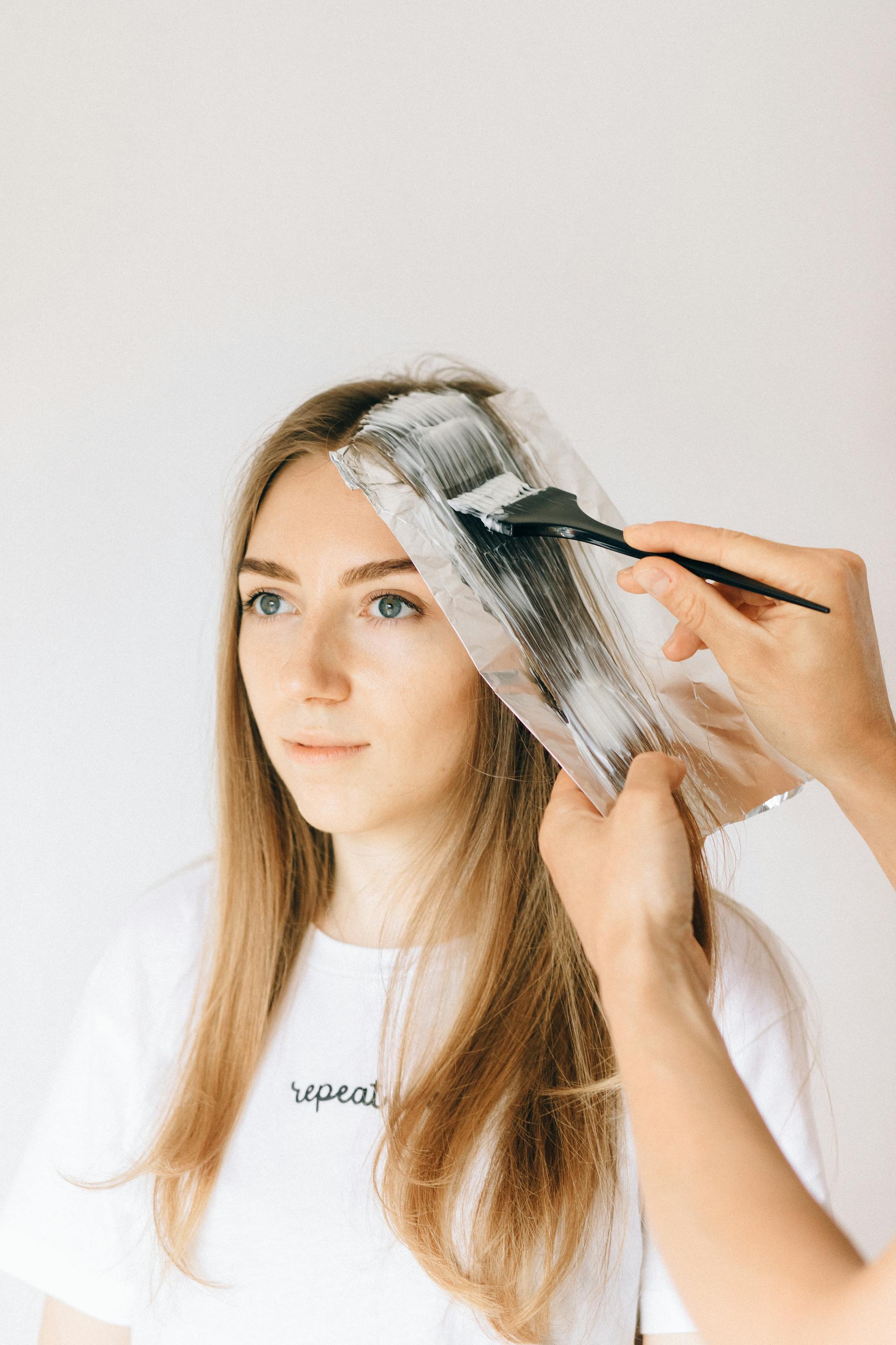 Brazilian keratin treatment application